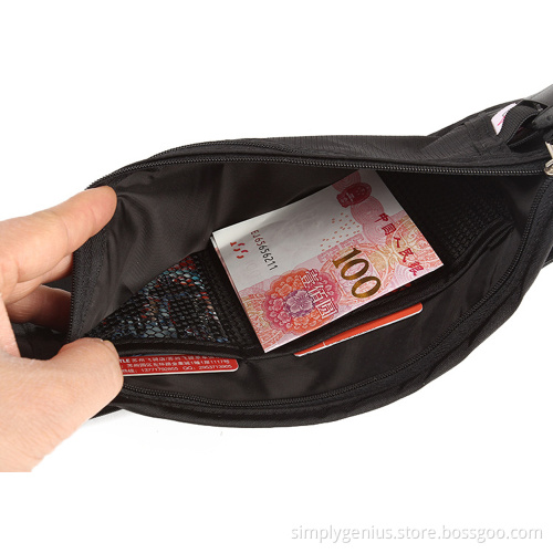 water proof RFID running waist bag belt
